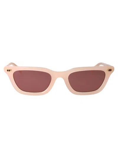 Gucci Pink-pink-red Recycled Acetate Sunglasses In Neutral