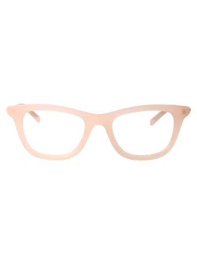 Gucci Pink-pink-transparent Recycled Acetate Glasses