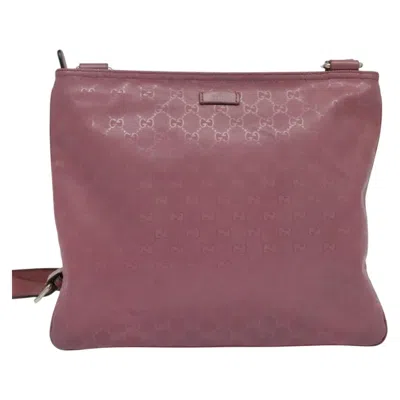 Pre-owned Gucci Pink Pvc Shoulder Bag ()