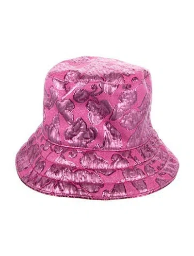 Pre-owned Gucci Pink Reversible Bucket Hat