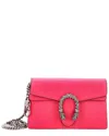 Gucci Pink Sheep Leather Dionysus Bag Super Mini (authentic Pre-loved) In Pink