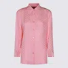 Gucci Pink Silk Shirt In Pink