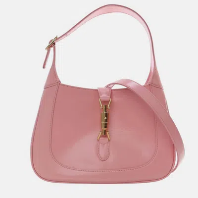 Pre-owned Gucci Pink Small Calfskin Jackie 1961 Crossbody
