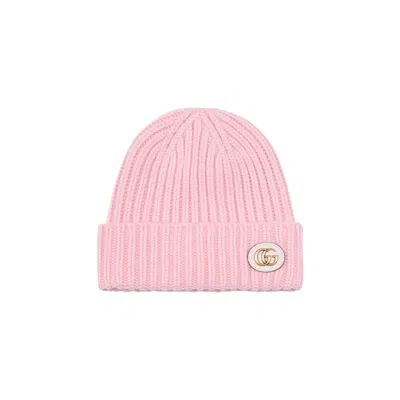 Gucci Pink Wool Hat Victor
