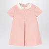 GUCCI PINK/IVORY WOOL DRESS WITH GG PATTERN