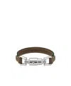 Gucci Piston-closure Bracelet In Green