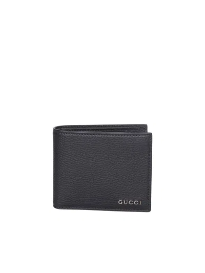 Gucci Piuma Black Bi-fold Wallet