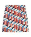 Gucci Silk Bermuda Shorts With Pixel Print In Multicolor