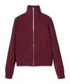 Gucci Technical Jersey Zip Jacket In Red