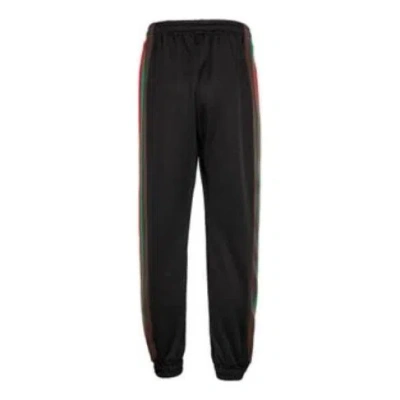 Gucci Plain Knit Side Colored Striped Jogging Casual Trousers For Men Black