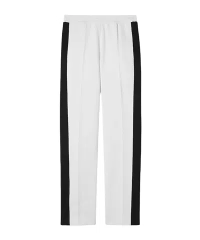 Gucci Plain Knitted Jacquard Trousers In White