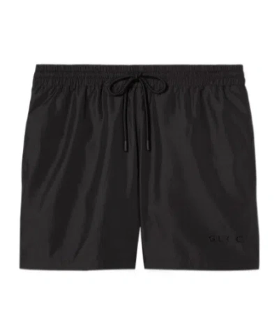 GUCCI GUCCI TECHNICAL POPLIN SWIM SHORTS