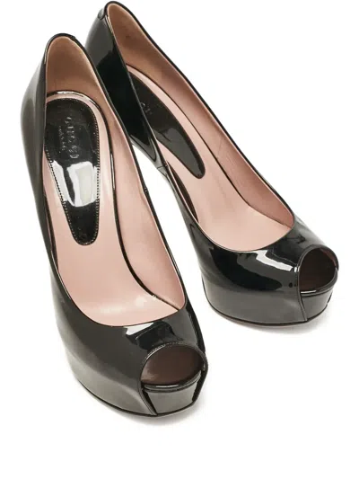 Pre-owned Gucci Platform Heeled Pumps