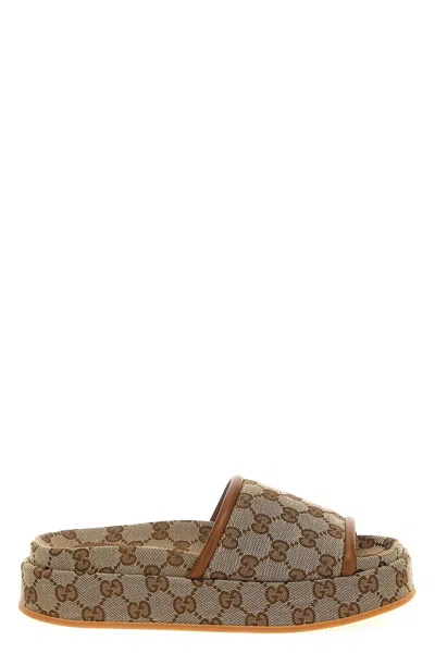 GUCCI GUCCI PLATFORM SANDALS