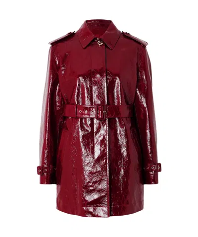 Gucci Pleated Casual Jacket In Red