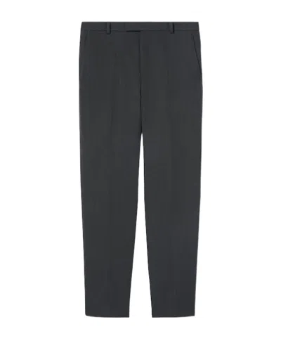 Gucci Pleated Detail Wool Pants In Black