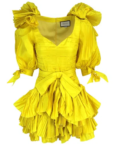 Gucci Pleated Mini Dress