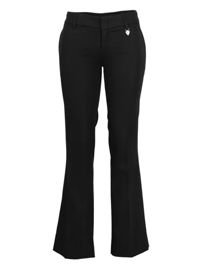 Pre-owned Gucci Pleated Trousers In Black