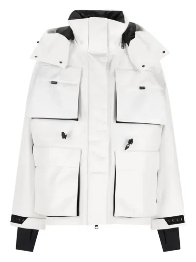 Gucci Pocket Hooded Jacket In White