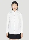 Gucci Point Collar Shirt In White