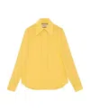Gucci Crepe De Chine And Silk Shirt In Yellow