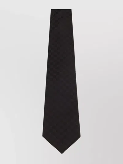 Gucci Pointed Slim Tie Subtle Pattern