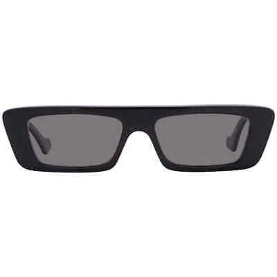 Pre-owned Gucci Polarized Brown Rectangular Unisex Sunglasses Gg1331s 002 54