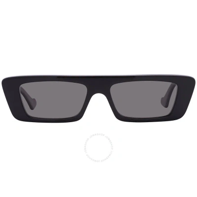 Gucci Polarized Brown Rectangular Unisex Sunglasses Gg1331s 002 54 In Black / Brown