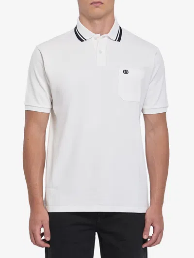 Gucci Polo  In White