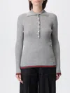 Gucci Cashmere Polo Shirt In Gray