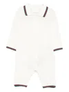 Gucci Polo-neck Jumpsuit In White