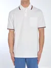 Gucci Cotton Polo Shirt Featuring Web Detail In White