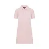 Gucci Compact Mini Polo Dress In Neutrals