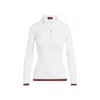 Gucci Cashmere And Silk Polo T-shirt In White