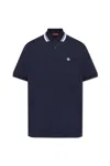 Gucci Men Logo Motif Polo Shirt In Black