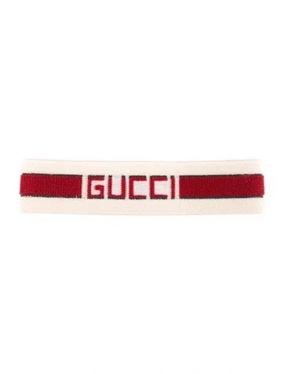 Pre-owned Gucci Polyester Headband In Neutral