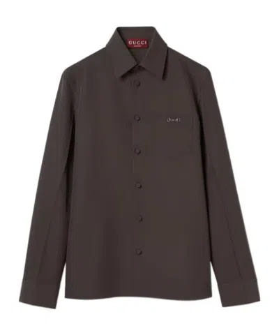 GUCCI GUCCI HORSEBIT TECHNICAL PANAMA SHIRT