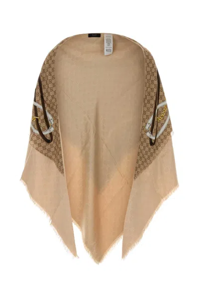 Gucci Poncho In Animal Print