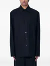 Gucci Poplin Shirt In Black