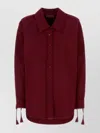 Gucci Poplin Shirt With Long Sleeves And Tassels