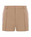 Gucci Cotton Shorts Bermuda And Short Beige In Beige
