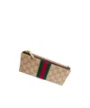 Gucci Portefeuille Long Avec Web In Brown