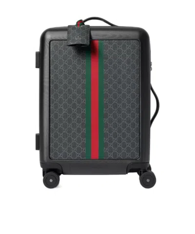 Gucci Porter Light Cabin Plus Trolley In Black