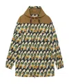Gucci Porter-print Zip-up Jacket In Multicolor