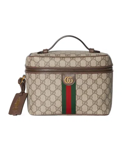 Gucci Porter Series Medium Portable Toiletry Bag In Nude