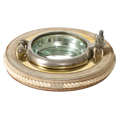 Pre-owned Gucci Porthole Ashtray, Italy In Brown