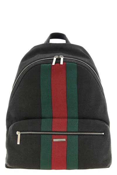 Gucci 'positano' Large Backpack In Black