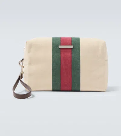 Gucci Positano Small Canvas Pouch