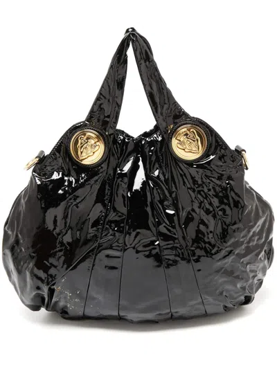 Pre-owned Gucci  Large Hysteria Tote Bag In Black