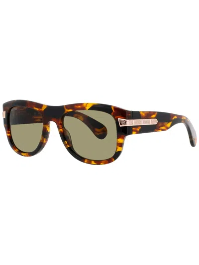 Gucci Premium Acetate Men's Sunglasses In White